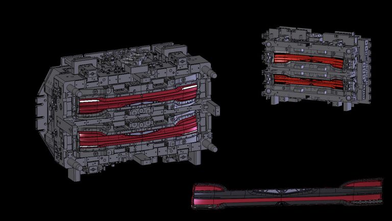 Stampo 2K ROTATIVO per particolare «Outer Lens»