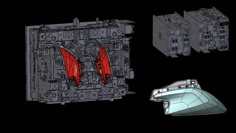 Stampo CUBO per particolare «Front Lens»
