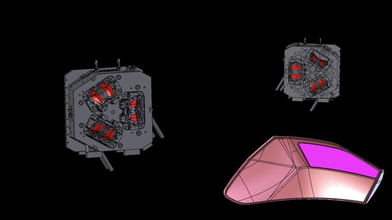 Stampo 3K ROTATIVO per particolare «Rear Lens»